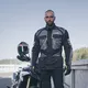 Męska kurtka motocyklowa W-TEC Burdys Evo - Czarno-szaro-czerwony