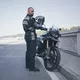 Męska kurtka motocyklowa W-TEC Burdys Evo - Czarno-szaro-czerwony