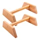 Uchwyty do pompek / paraletki inSPORTline Dremar DR40 ∙ drewno bukowe ∙ nośność 120 kg ∙ stabilne