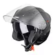 Kask motocyklowy otwarty z blendą W-TEC Putta - czarny mat