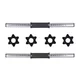 Hantle regulowane inSPORTline DBS2181 ∙ 2x3-10 kg ∙ cementowe wypełnienie ∙ gwintowane zaciski