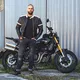 Męskie jeansy motocyklowe W-TEC Komaford - Ciemny szary