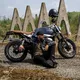 Skórzana kurtka motocyklowa W-TEC Mathal - Czarny