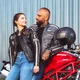 Damskie jeansowe spodnie motocyklowe W-TEC Panimali - Ciemny niebieski