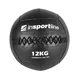 Piłka lekarska inSPORTline Walbal SE 12 kg ∙ możliwość mocowania gum / lin  ∙ podwójne szycie ∙ wytrzymała powłoka PVC ∙ BLACK EDITION