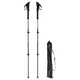 Kijki trekkingowe inSPORTline Montgato ∙ aluminiowe ∙ regulacja 110-140 cm ∙ 590 g/para ∙ 3 sekcje ∙ pianka EVA ∙ grot stalowy