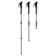 Kijki trekkingowe inSPORTline Montgato ∙ aluminiowe ∙ regulacja 110-140 cm ∙ 590 g/para ∙ 3 sekcje ∙ pianka EVA ∙ grot stalowy
