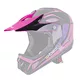 Zapasowy daszek do kasku W-TEC FS-605 - Blue Ritual - Extinction Pink