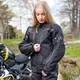Damska kurtka motocyklowa W-TEC Progair Lady - Czarno-różowy