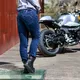 Spodnie motocyklowe / Jeasny damskie W-TEC Alfreda CE ∙ aramidowe wzmocnienie ∙ ochraniacze CE level 2 ∙ elastan ∙ elementy odblaskowe - Niebieski