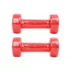 Hantle fitness winylowe inSPORTline Smoothbell 2x1,5 kg ∙ sześciokątny kształt ∙ winyl antypoślizgowy ∙ do aerobiku i body stylingu