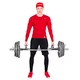 Gryf do martwego ciągu inSPORTline Dedlif ∙ kształt sześciokątny ∙ dwupoziomowy chwyt ∙ olimpijski ∙ nośność 200 kg