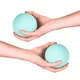 Piłki do masażu / sensoryczne inSPORTline Thera 9 cm ∙ fioletowe ∙ relaks i regeneracja ∙ do stóp, pleców, karku - Turkusowy