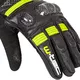 Skórzane rękawice motocyklowe W-TEC Rushin - Black-Fluo Yellow
