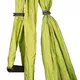 Hamak antygrawitacyjny do jogi inSPORTline Hemmok 280×150 cm ∙ karabińczyki ∙ 6 uchwytów ∙ wytrzymały ∙ 200 kg - Zielony