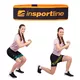 Taśma oporowa / opaska ∙ inSPORTline Hiplop L ∙ 22 kg oporu ∙ 8 cm szeroka ∙ antypoślizgowa - Pomarańczowy - Pomarańczowy