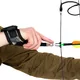 Spust cięciwy łuku na nadgarstek inSPORTline Relero ∙ regulowany ∙ obrót 360° ∙ stal nierdzewna ∙ nylon ∙ waga 90 g