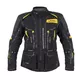 Męska kurtka motocyklowa W-TEC Aircross - Czarno-szary - Czarno-złoty
