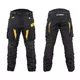 Męskie spodnie motocyklowe W-TEC Aircross - Czarno-szary - Czarno-złoty