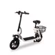 Hulajnoga elektryczna z siodełkiem W-TEC Billar II 500W ∙ koła 12″ ∙ 30 km zasięg - Czerwony - Biały