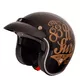 Kask motocyklowy otwarty W-TEC Café Racer - 3 sposoby surfowania w kolorze brązowym - 3 sposoby surfowania w kolorze brązowym