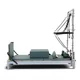 Reformer do pilatesu inSPORTline Oquiler ∙ system sprężynowy ∙ nośność 150 kg ∙ rama aluminiowa ∙ box w zestawie - Różowy