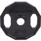 Gumowane obciążenie olimpijskie inSPORTline Ruberton 1,25 kg ∙ gumowane ∙ z uchwytami ∙ otwór 50 mm ∙ antypoślizgowe