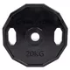 Gumowane obciążenie olimpijskie inSPORTline Ruberton 1,25 kg ∙ gumowane ∙ z uchwytami ∙ otwór 50 mm ∙ antypoślizgowe