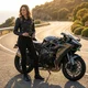 Legginsy motocyklowe damskie W-TEC Lukrecia Evo ∙ wzmocnienie aramidowe ∙ wyjmowane protektory kolan ∙ 4 praktyczne kieszenie ∙ elastyczny materiał - Czarny