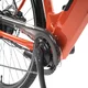 Miejski rower elektryczny z oświetleniem Levit Musca Urban HD 630 28" - Orange Pearl