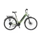 Miejski rower elektryczny z oświetleniem Levit Musca Urban HD 630 28" - Orange Pearl - Olive Pearl