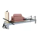 Reformer do pilatesu inSPORTline Oquiler ∙ system sprężynowy ∙ nośność 150 kg ∙ rama aluminiowa ∙ box w zestawie - Różowy