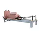 Reformer do pilatesu inSPORTline Oquiler ∙ system sprężynowy ∙ nośność 150 kg ∙ rama aluminiowa ∙ box w zestawie - Różowy