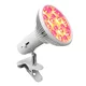 Lampa rozgrzewająca na podczerwień inSPORTline Zelara ∙ 18 diod LED ∙ moc 24 W ∙ obrotowy uchwyt 360° - Biały