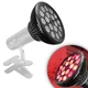 Żarówka do lampy na podczerwień inSPORTline 24W  ∙ terapia światłem ∙ rozluźnienie mięśni ∙ E27 LED ∙ 650/850 nm - Czarny - Czarny