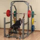 Wielofunkcyjny stojak treningowy pod sztangę Body-Solid SMR1000 ∙ heavy-duty rack ∙ haki bezpieczeństwa ∙ drążek górny