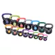 Hantle kettlebell inSPORTline Vin-Bell Dark 1-20 kg ∙ powłoka winylowa ∙ gumowe podkładki ∙ stabilna podstawa