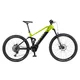 Górski rower elektryczny z pełnym zawieszeniem Levit Svarog BF Overstep 630 29"/27,5" - Lime black pearl