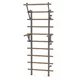 Drabinka gimnastyczna inSPORTline Wootaline 199x80 cm ∙ z drążkiem i poręczami ∙ nośność 150 kg ∙ rama stal/drewno