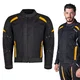 Męska letnia kurtka motocyklowa W-TEC Tosheck - Czarno-żółty - Czarno-żółty