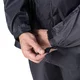 Kurtka przeciwdeszczowa na motocykl W-TEC Igava ∙ oddychająca podszewka mesh ∙ zabezpieczony suwak ∙ wysoka widoczność - czarny-fluo zielony