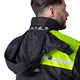 Kurtka motocyklowa przeciwdeszczowa W-TEC Rinstop ∙ wodoodporna ∙ odblaskowa Visionight ∙ ripstop ∙ mesh ∙ lekka kompaktowa - Czarny-fluo