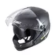 Kask motocyklowy 2w1 W-TEC NK-850 otwierany ∙ blenda przeciwsłoneczna - Biały błyszczący