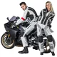 Męska kurtka motocyklowa W-TEC Ventex - Jasnoszary