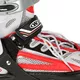 Regulowane rolki / łyżwy 2w1 Worker Nolan ∙ gumowe koła ∙ konstrukcja uniwersalna ∙ MicroLock ∙ ComfortFit - Czerwony