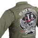 Męska kurtka motocyklowa z aramidem W-TEC Black Heart Hat Skull Jacket - Garage Built