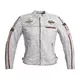 Damska skórzana kurtka motocyklowa W-TEC Sheawen Lady White - Biały - Biały