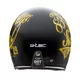 Kask motocyklowy otwarty W-TEC Café Racer - 3 sposoby surfowania w kolorze brązowym