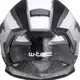 Kask motocyklowy W-TEC Integra Graphic + wizjer - Czarno-biały