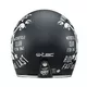 Kask motocyklowy otwarty W-TEC Café Racer - 3 sposoby surfowania w kolorze brązowym